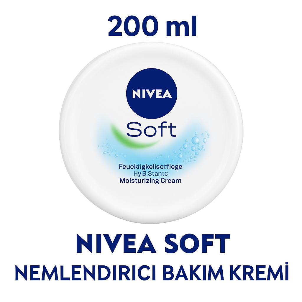 Nivea Soft Nemlendirici El Yüz ve Vücut Bakım Kremi 200 ml