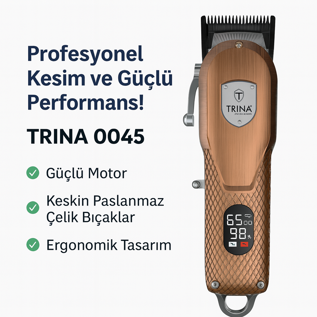 Trina 0045 Profesyonel Tıraş Makinesi 