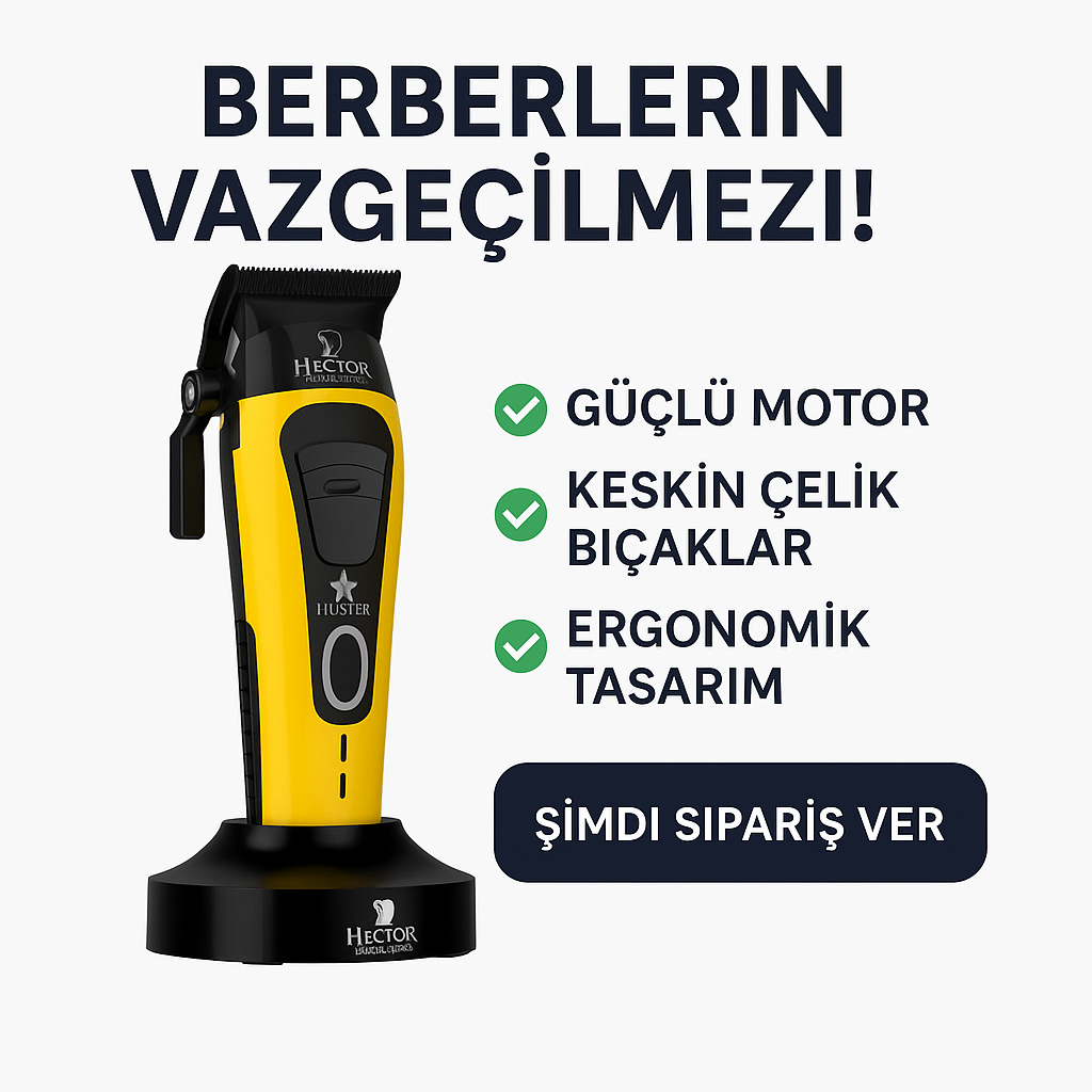 HECTOR HUNTER PROFESSİONAL TRAŞ MAKİNESİ 