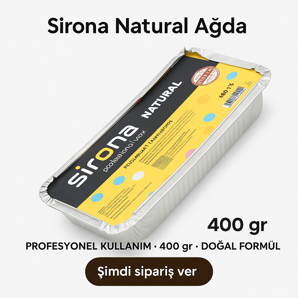 SİRONA KALIP SİR AĞDA NATURAL (SARI)  400Gr.