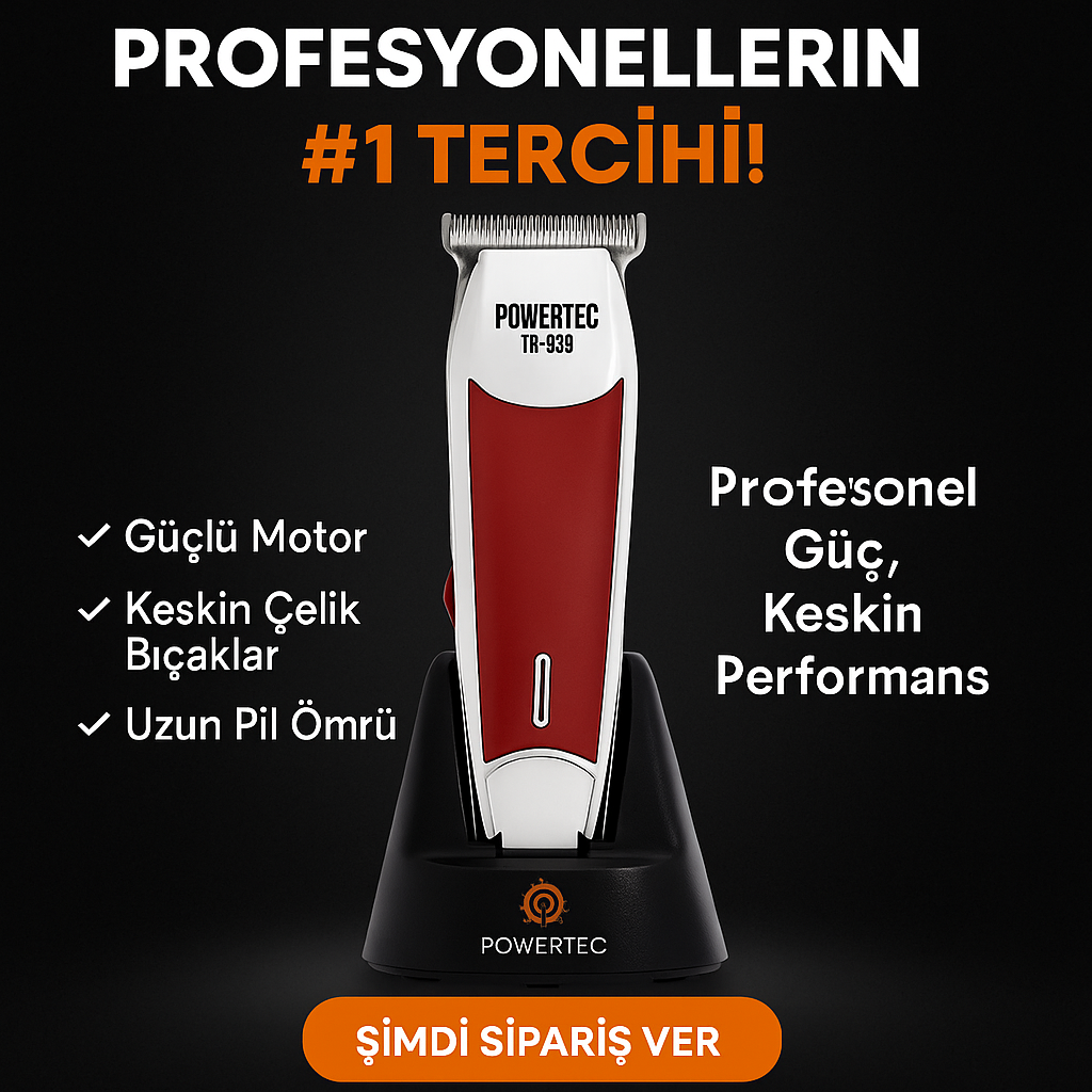 Powertec Tr-658 Şarjlı Tıraş Makinesi