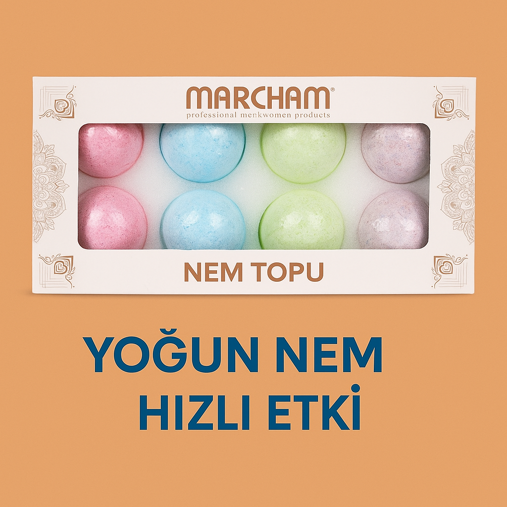 Marcham Manikür Pedikür Topu 8 li