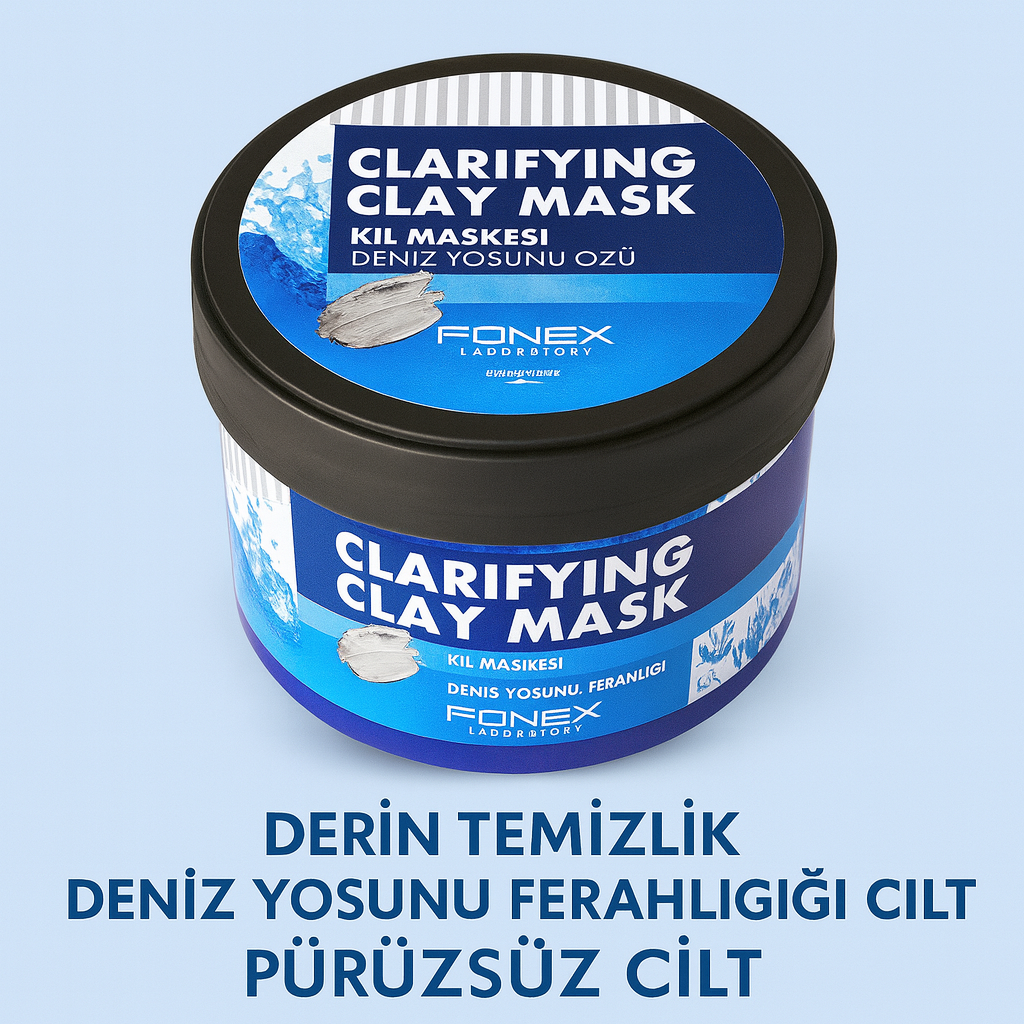 FONEX Clarifying Clay Mask – Deniz Yosunu Özlü 350 gr