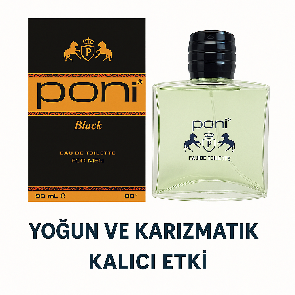 Poni Black Eau de Toilette For Men 100 ml