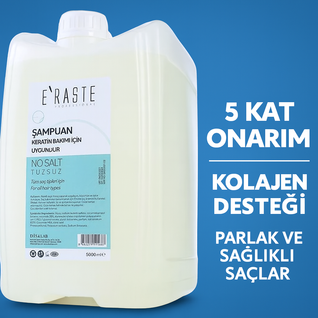 E’Raste Professional Tuzsuz Şampuan – 5000 ml