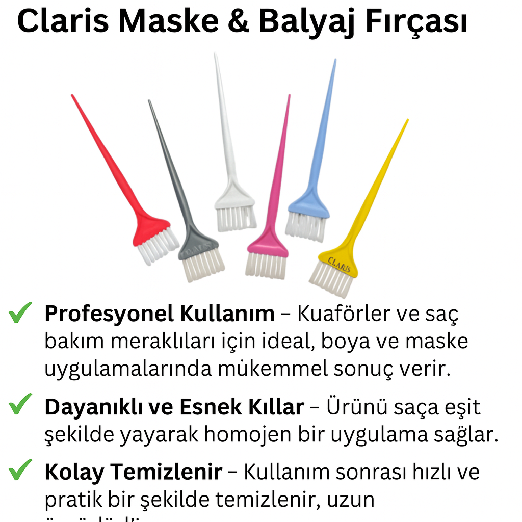 Claris Balyaj Ombre Maske  Fırçası