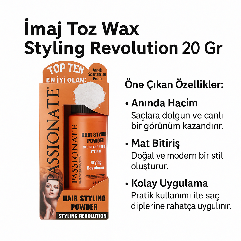 İmaj Toz Wax Styling Revolution 20 Gr