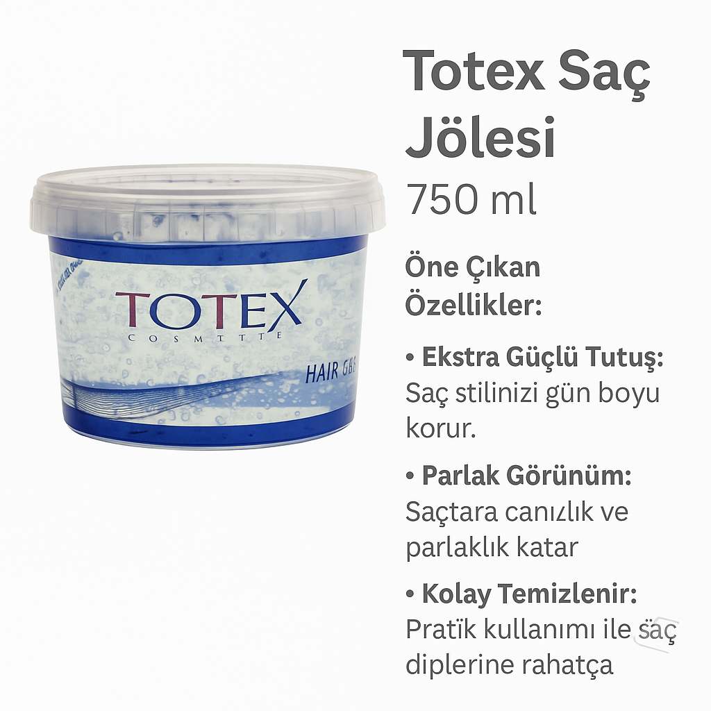 Totex Saç Jölesi 750 ml
