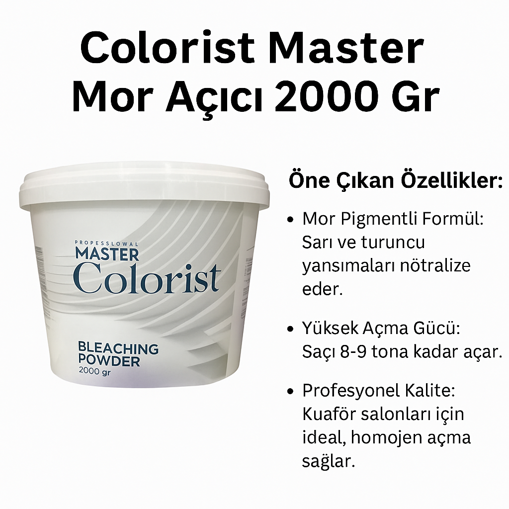 Colorist Master Mor Açıcı 2000 Gr