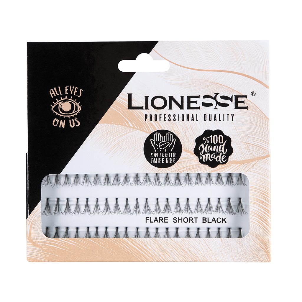 Lionesse Takma Kirpik Flare Short Black 722 S 