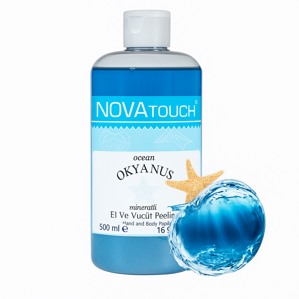 Nova Touch Keratin El ve Vücut Bakım Tuz Peeling Okyanus 500 ML