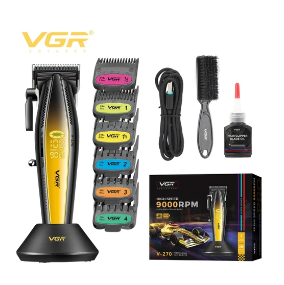 Vgr V-270 Profesyonel Saç Kesme Makinesi Sarı