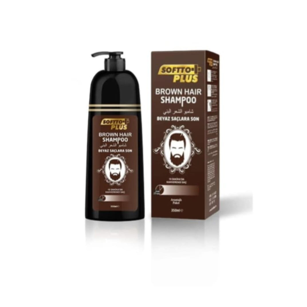 SOFTTO PLUS ŞAMPUAN 350 ML BROWN HAİR