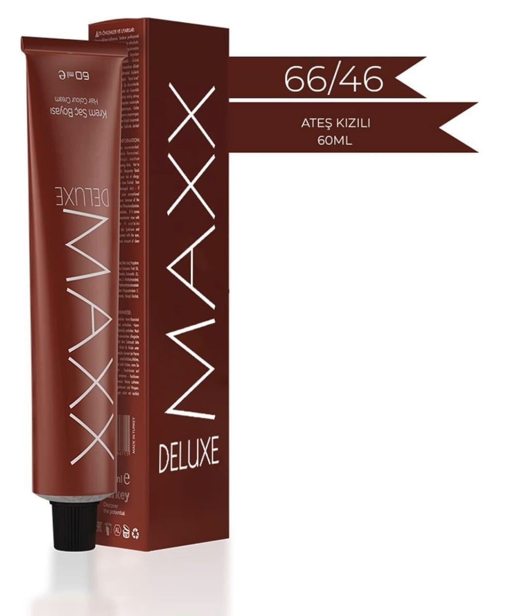 Maxx Deluxe  66.46 Ateş Kızılı 60 ml Tüp Krem Saç Boyası