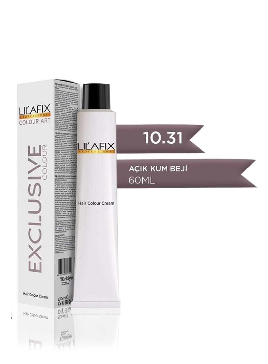 Lilafix Exclusive 10.31 Açık Kum Beji 60 ml Krem Tüp  Saç Boyası