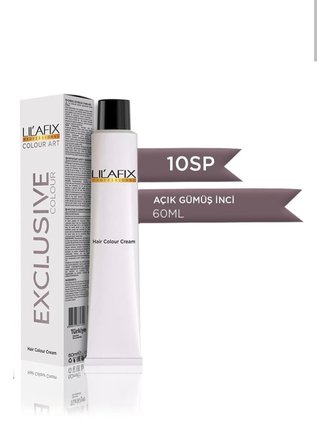 Lilafix 10SP Exclusive Açık Gümüş İnci 60 ml Krem Tüp Saç Boyası