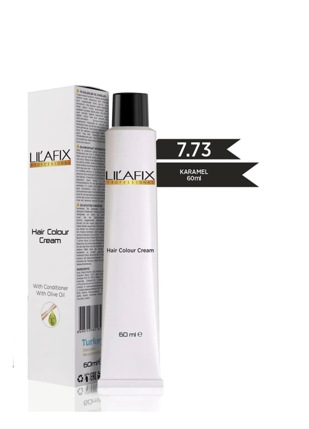 Lilafix 7.73 Karamel 60 ml Krem Tüp Saç Boyası