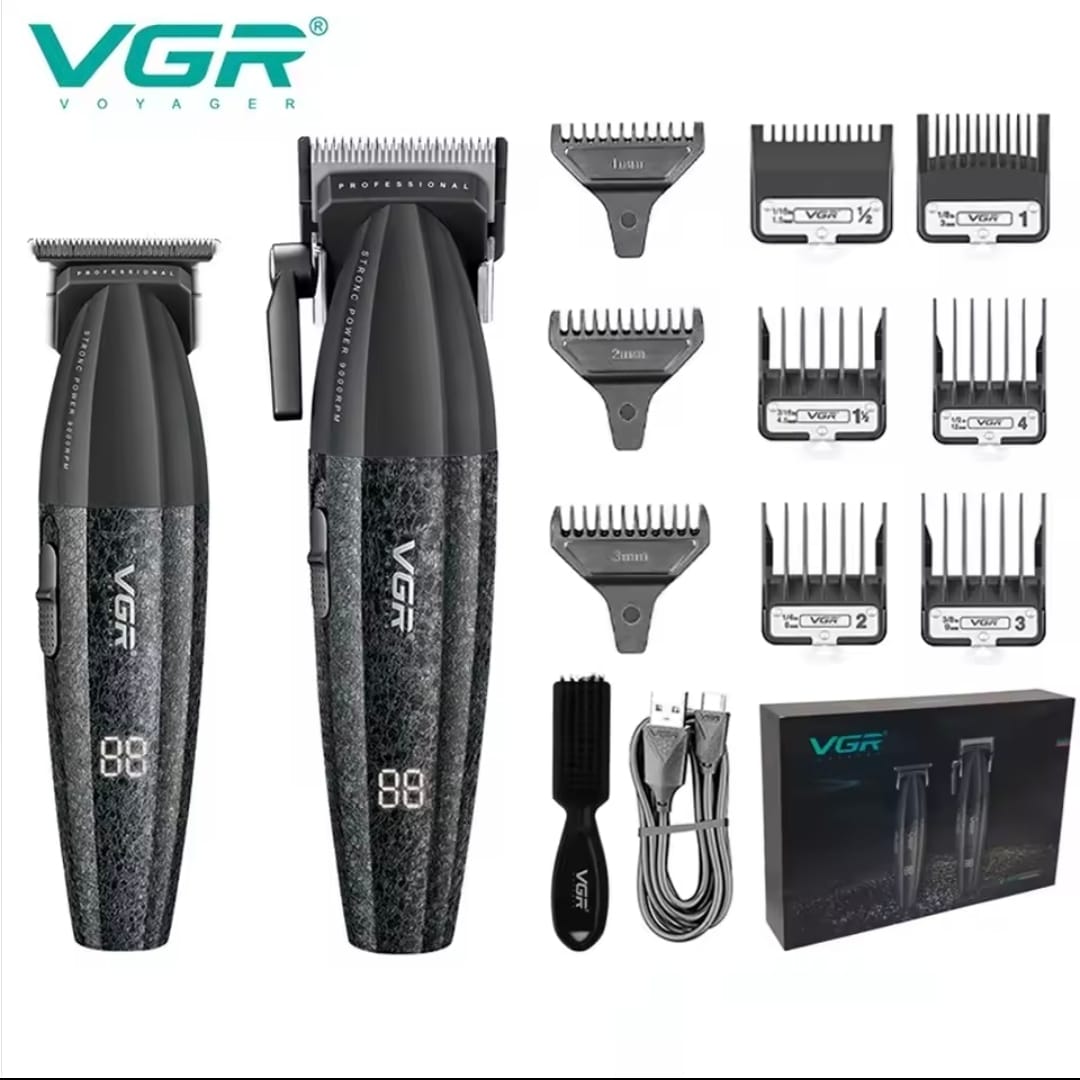 VGR V-640 İkili Takım Profesyonel Saç Sakal Kesme Makinası