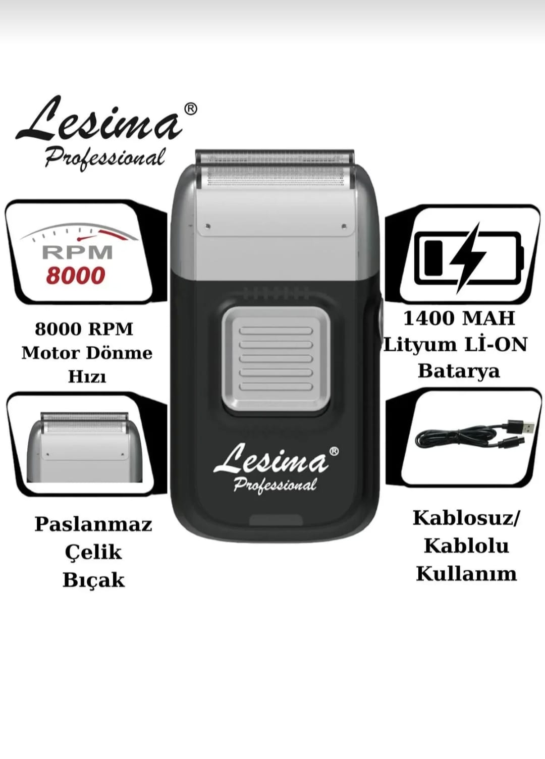 Lesima Ls-100 Zeus Tıraş Makinesi