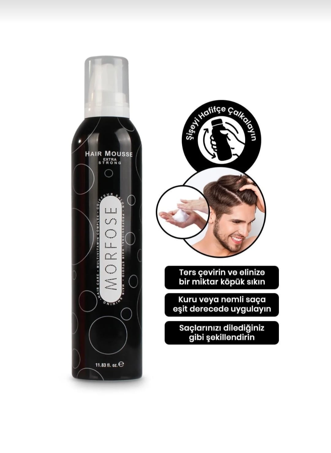 morfose saç köpüğü 350 ml 